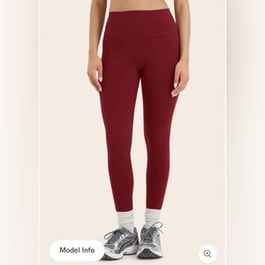 SET Active Formcloud Cloud High Rise Leggings Small Cherry